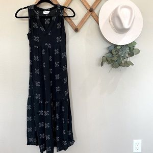 Tiered Sleeveless Maxi Dress